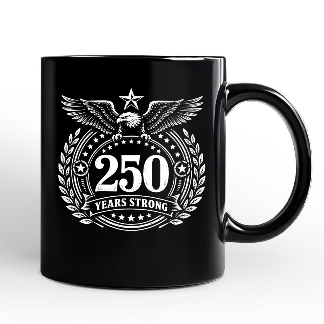 America 250 Years Strong Eagle Mug, 4th of July USA Patriotic 1776–2026 Gift